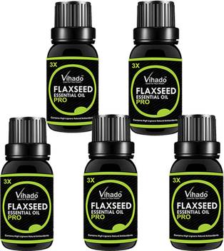 Vihado Flax Seed Oil 3x Pro 100 Pure Natural Essential Oil Flaxseed Essential