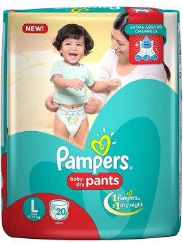 Pampers New Large Size Diapers Pants 