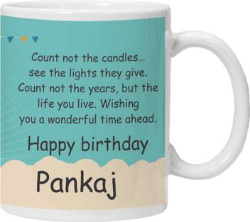 Krstrends Happy Birthday Pankaj Ceramic Coffee Mug Price In India Buy Krstrends Happy Birthday Pankaj Ceramic Coffee Mug Online At Flipkart Com Download clear version of the birthday song for pankaj at birthdaysongswithnames.com and share it on facebook, whatsapp, email or play it at. krstrends happy birthday pankaj ceramic