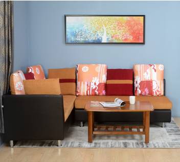 Nilkamal Walton Fabric 5 Seater Sofa Price In India Buy Nilkamal