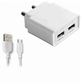 Erd Tc 60 Dual 2 A Multiport Mobile Charger With Detachable Cable