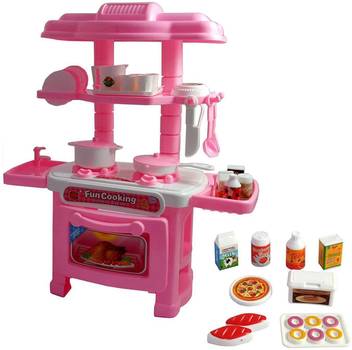 maxplanet mini kitchen play set super toy for kids 32 pcs battery operated