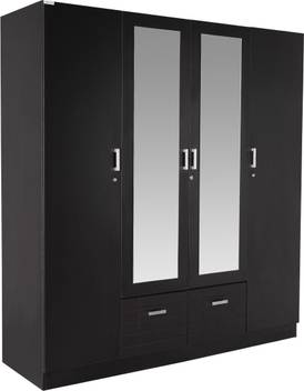Godrej Interio Chocolate Engineered Wood 4 Door Wardrobe Price In India Buy Godrej Interio Chocolate Engineered Wood 4 Door Wardrobe Online At Flipkart Com