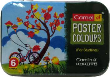 Flipkart.com | Camel Student Poster Colours - 6 Shades - Prints, Stamps &  Painting Kit