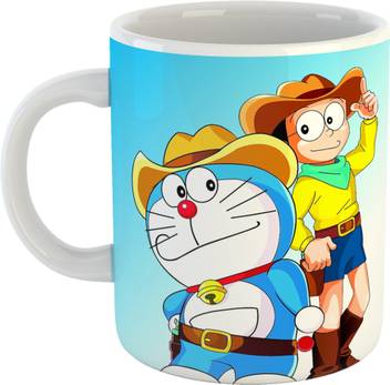Teebuddy Doremon And Nobita Cartoon Ceramic Tea And Coffee Ceramic