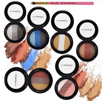 Big Basket Makeup Brush With Mac Eye Shadow Fard A Jous Mineralize Set Of 6 Price In India Buy Big Basket Makeup Brush With Mac Eye Shadow Fard A Jous Mineralize