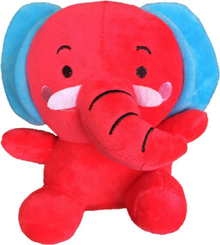 red elephant stuffed animal