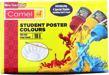 Flipkart Com Camel Student Poster Colours 18 Shades Prints Stamps Painting Kit