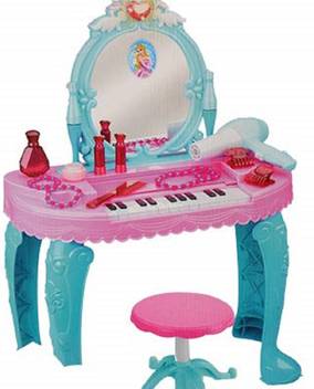 Baby Tintin Kids Girls Princess Batteryoperated Beauty Makeup Pretend Role Playset Toy With Piano And Mirror Durable Dressing Vanity Table Up With Music And Light Toys Kids Girls Princess Batteryoperated Beauty
