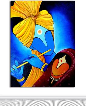 Tamatina Tamatina Canvas Painting Radha Krishna Modern Art Oil