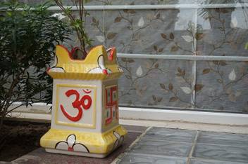 Bright Shop Handcrafted Ceramic Tulsi Planter Pot Ceramic Vase Price In India Buy Bright Shop Handcrafted Ceramic Tulsi Planter Pot Ceramic Vase Online At Flipkart Com