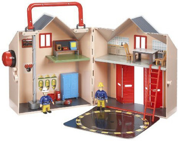 fireman sam deluxe fire station playset sainsburys