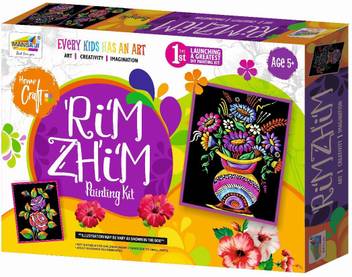 Mansaji Beautiful Rim Zhim Painting Kit for Kids - Beautiful Rim Zhim Painting  Kit for Kids . shop for Mansaji products in India. | Flipkart.com
