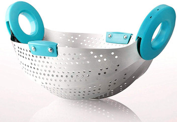 folding strainer colander