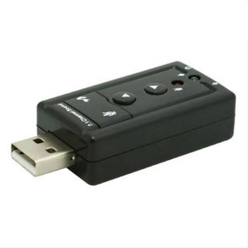 Vgs Marketings Mini External Usb Sound Card 7 1 Ch Channel 3d