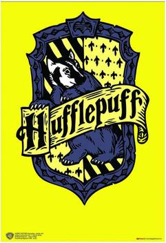 Wb Official Licensed Harry Potter Hufflepuff House Poster A4 Paper