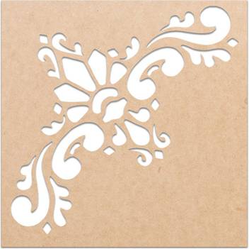 Incredible Gifts Corners Rangoli Designs Cn002 Wood 15x15cm Rangoli Stencil Price In India Buy Incredible Gifts Corners Rangoli Designs Cn002 Wood 15x15cm Rangoli Stencil Online At Flipkart Com