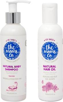 The Moms Co Natural Hair Care Essentials For Baby Buy Baby
