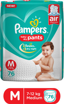 pampers diapers medium 76