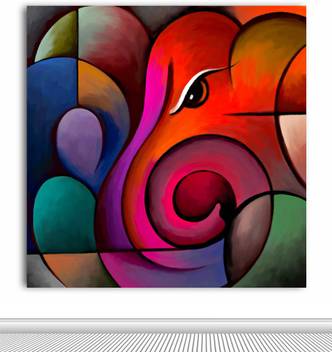 Tamatina Tamatina Canvas Painting - Lord Ganesha - Modern Art Paintings -  Religious Canvas Art Oil 35 inch x 35 inch Painting Price in India - Buy  Tamatina Tamatina Canvas Painting -