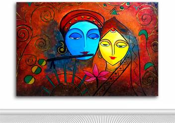 Tamatina Tamatina Canvas Painting - Radha Krishna - Colorful Love - Modern  Art Paintings - Religious Canvas Art Oil 23 inch x 35 inch Painting Price  in India - Buy Tamatina Tamatina