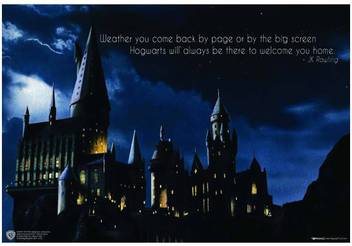 Wb Official Licensed Harry Potter Hogwarts Quote Poster A4 Paper