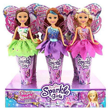 sparkle girlz fairy doll in cone