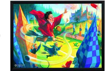 Official Licensed Harry Potter Quidditch Poster A4 Frame Paper