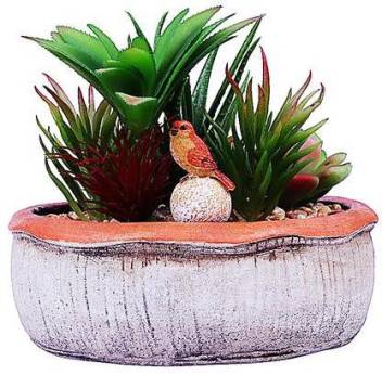 Wonderland Wonderland Set Of 2 Birds On Stone For Bonsai