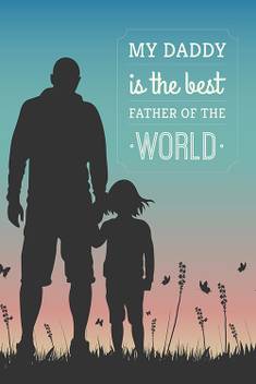 Best In The World Father S Day Daughter With Dad Wall Art Poster