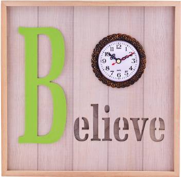 Archies Wall Clock Design Decorative Believe In Mdf Wood For Craft Wall D Find decorative accessories for your home here. flipkart