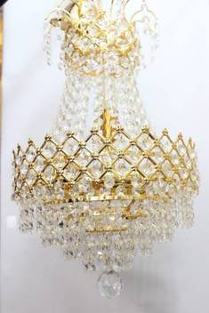 Vagalleryking Crystal Jhumar Pendants Ceiling Lamp Price In India