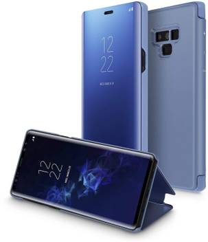 Tgk Flip Cover For Samsung Galaxy Note 9 Clear View Mirror Flip Smart Stand Case Cover For Galaxy Note 9 Tgk Flipkart Com