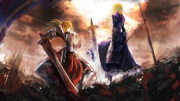 Athah Anime Fate Apocrypha Fate Series Artoria Pendragon Saber