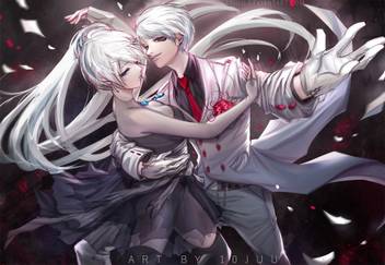 Athah Anime Rwby Whitley Schnee Weiss Schnee 13 19 Inches Wall