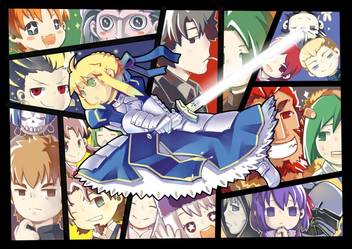 Athah Anime Fate Zero Fate Series Berserker Caster Kiritsugu Emiya