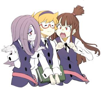 Athah Anime Little Witch Academia Atsuko Kagari Sucy Manbavaran Lotte Yanson 13 19 Inches Wall Poster Matte Finish Paper Print Animation Cartoons Posters In India Buy Art Film Design Movie