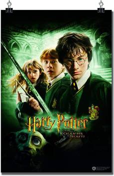 Wb Official Licensed Harry Potter Chamber Of Secrets Movie Poster