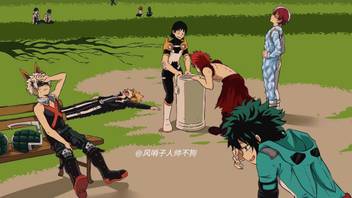 Athah Anime My Hero Academia Izuku Midoriya Katsuki Bakugou Shoto
