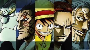 Athah Anime One Piece Jinbe Monkey D Luffy Shanks Rayleigh