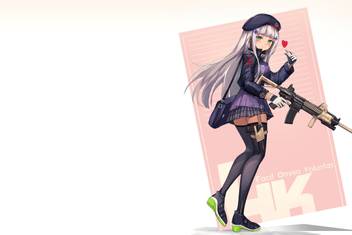 Athah Anime Girls Frontline Hk416 13 19 Inches Wall Poster Matte