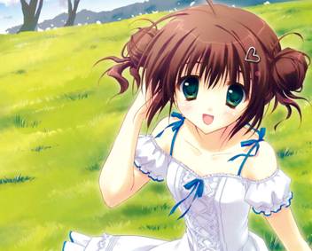 Athah Anime Original Brown Hair Green Eyes 13 19 Inches Wall Poster Matte Finish Paper Print Animation Cartoons Posters In India Buy Art Film Design Movie Music Nature And Educational