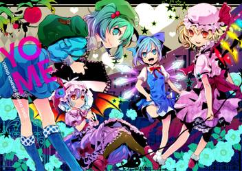 Athah Anime Touhou Flandre Scarlet Remilia Scarlet Cirno Shinki 13 19 Inches Wall Poster Matte Finish Paper Print