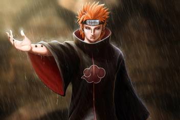 Athah Anime Naruto Pain Akatsuki 13 19 Inches Wall Poster Matte
