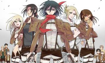Athah Anime Attack On Titan Mikasa Ackerman Annie Leonhart Armin Arlert Bertholdt Fubar Connie Springer Historia En este episodio ahondaremos en el pasado que existe entre christa e ymir. athah anime attack on titan mikasa