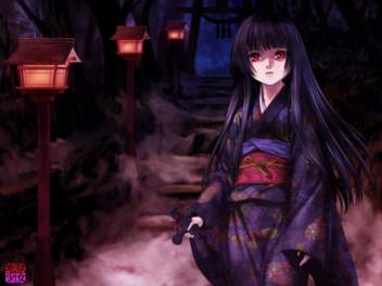 Get Wallpaper Athah Anime Jigoku Shōjo Jigoku Shoujo Ai Enma 13 19 Inches Wall For iPhone Free