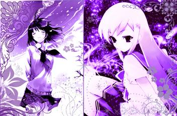 Athah Anime Original Girl Long Hair Short Hair Black Hair White