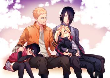 Athah Anime Boruto Naruto Uzumaki Sarada Uchiha Boruto Uzumaki