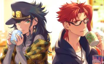 Athah Anime Jojo S Bizarre Adventure Noriaki Kakyoin Jotaro Kujo