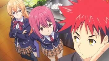 Athah Anime Food Wars Shokugeki No Soma Erina Nakiri Sōma Yukihira Hisako Arato 13 19 Inches Wall Poster Matte
